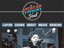Tablet Screenshot of americansymphonyofsoul.com
